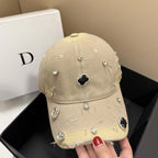 DIAMANTÉ Baseball Cap-hat-SAINT CHIC