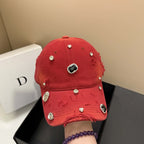 DIAMANTÉ Baseball Cap-hat-SAINT CHIC
