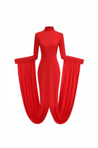 DRAMA Draped Gown-dress-SAINT CHIC