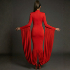 DRAMA Draped Gown-dress-SAINT CHIC