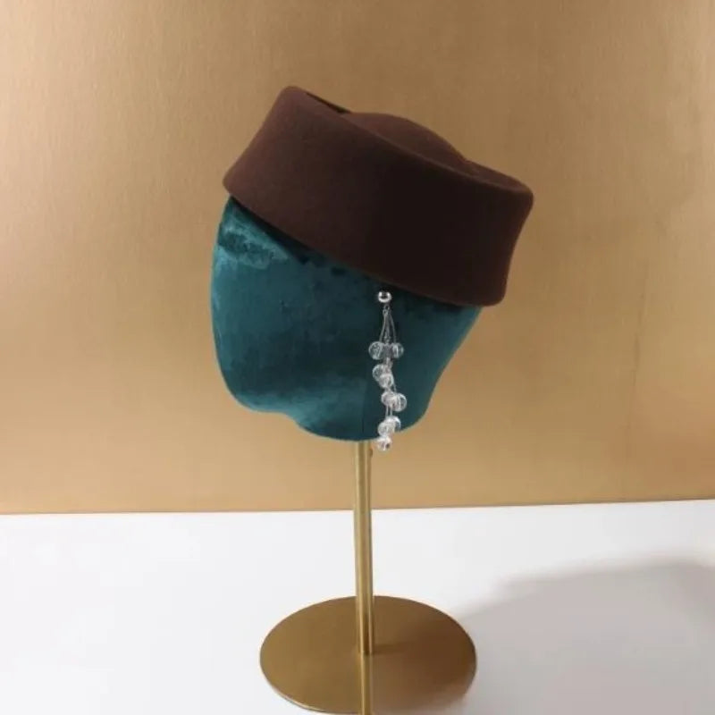 ÉDITH Pillbox Beret Hat-hat-SAINT CHIC