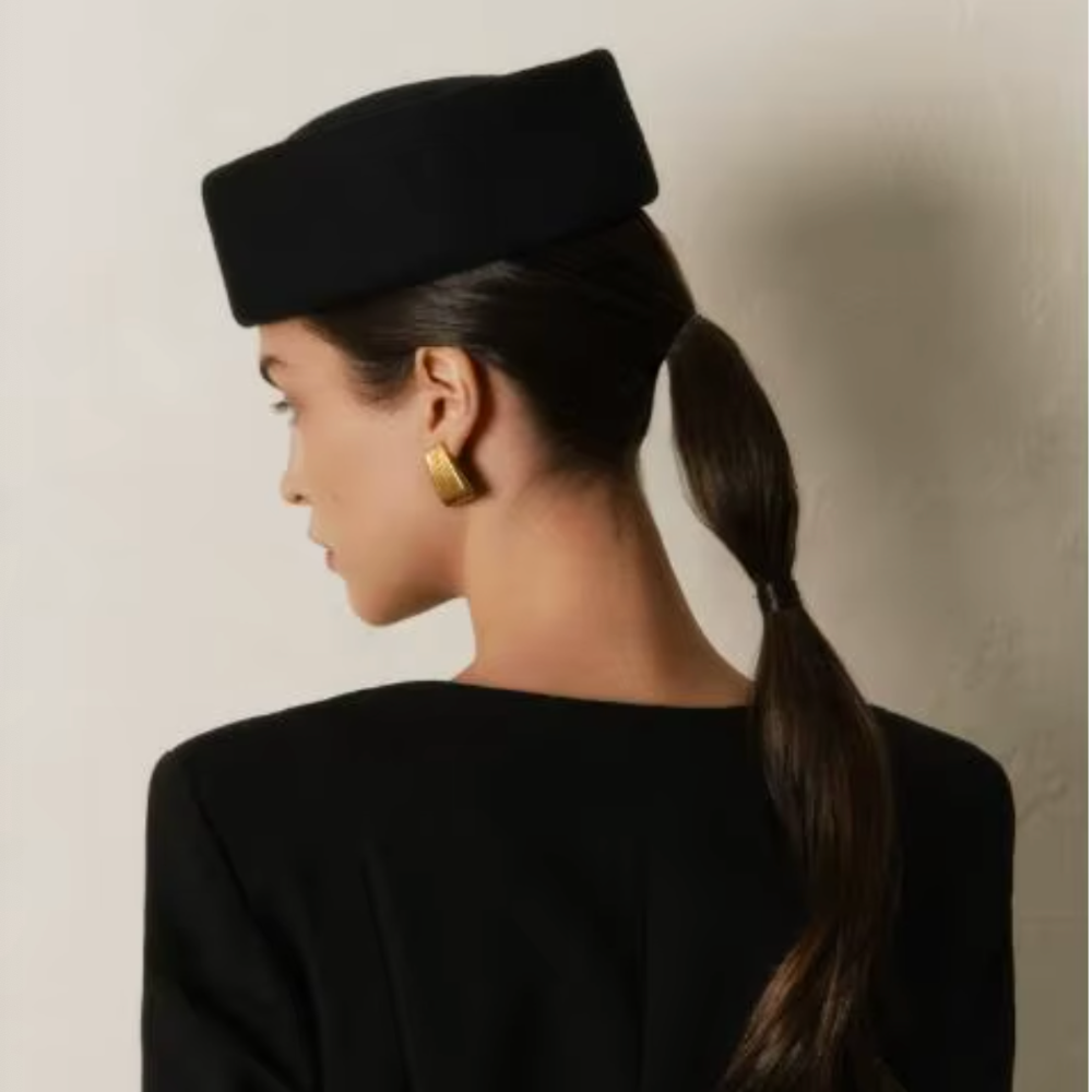 ÉDITH Pillbox Beret Hat-hat-SAINT CHIC