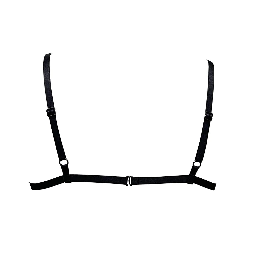 FLORA Crystal Bra Top-top-SAINT CHIC