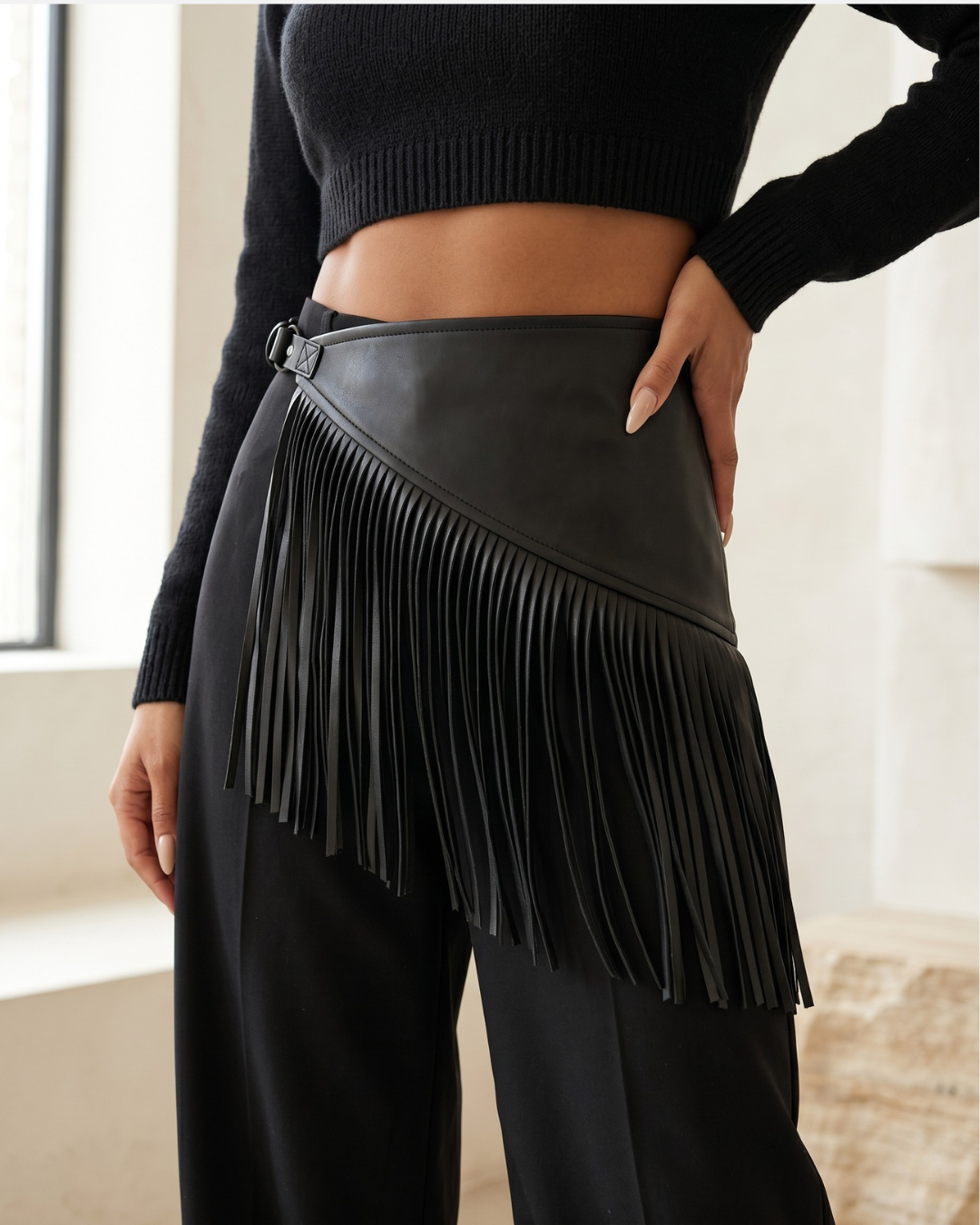 FRINGE Tassel Belt-Belt-SAINT CHIC