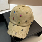 GEM DROP Baseball Cap-hat-SAINT CHIC