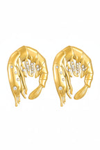 GILDA Prawn Earrings-earring-SAINT CHIC