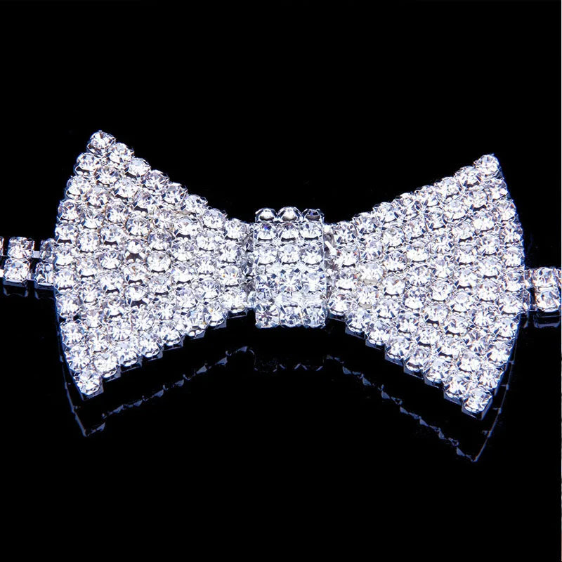 GLIMMER BOW Choker-necklace-SAINT CHIC