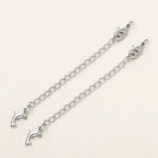 GOLD PLATED EXTENSION CHAINS – 5pc Charm Set with Lobster Clasps-Jewelry-SAINT CHIC