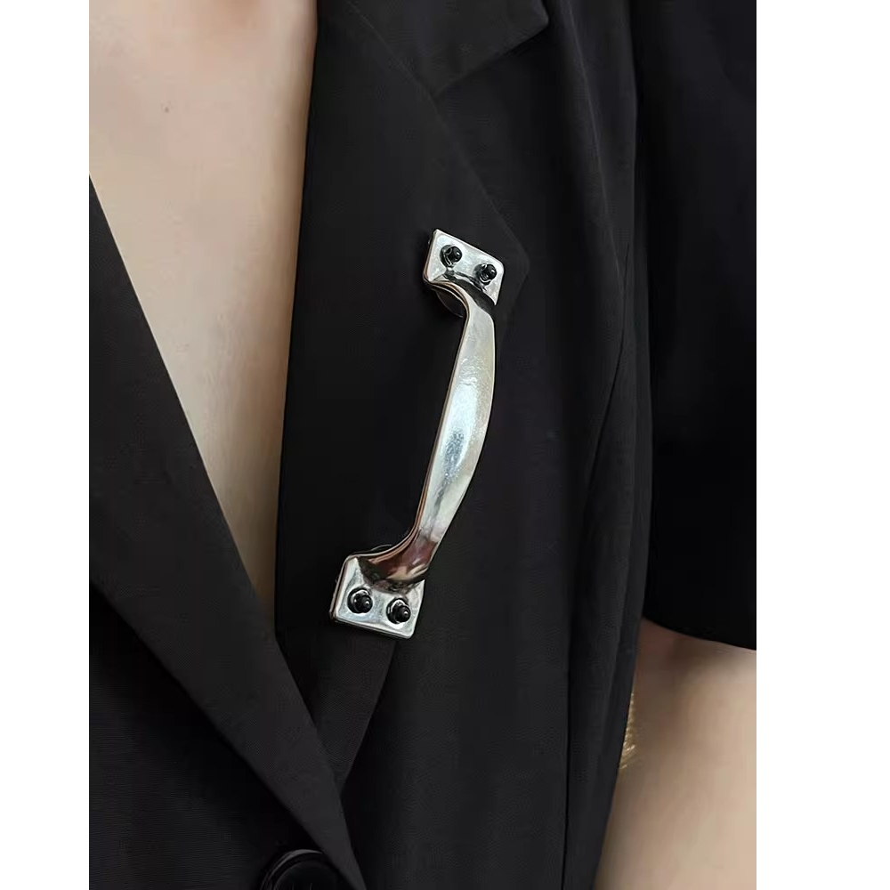HANDLE Brooch Pin-jewelry-SAINT CHIC Main image