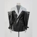 ICONIC Power-Sleeve Blazer-jacket-SAINT CHIC