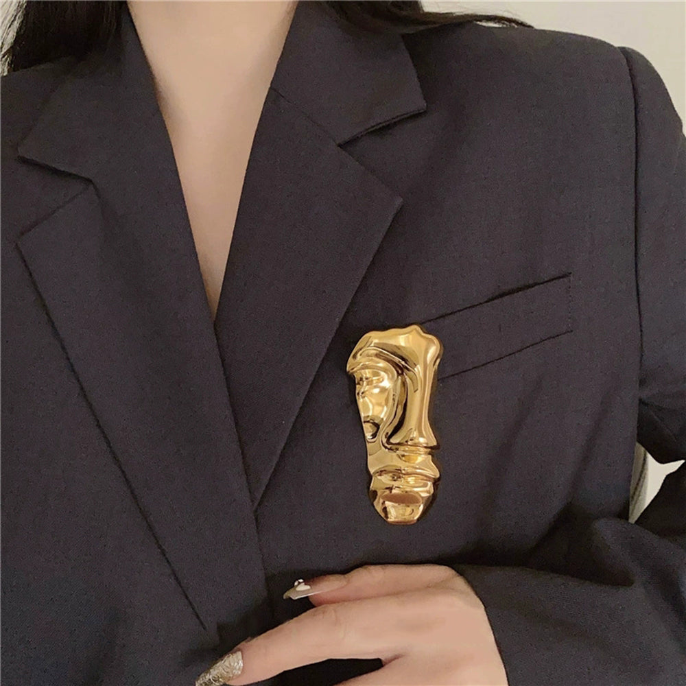 LE VISAGE Brooch-brooch-SAINT CHIC