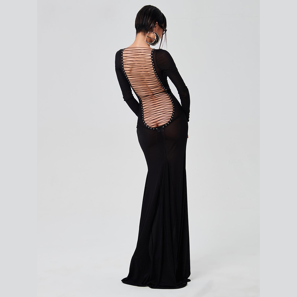 LOXA Maxi Dress-dress-SAINT CHIC