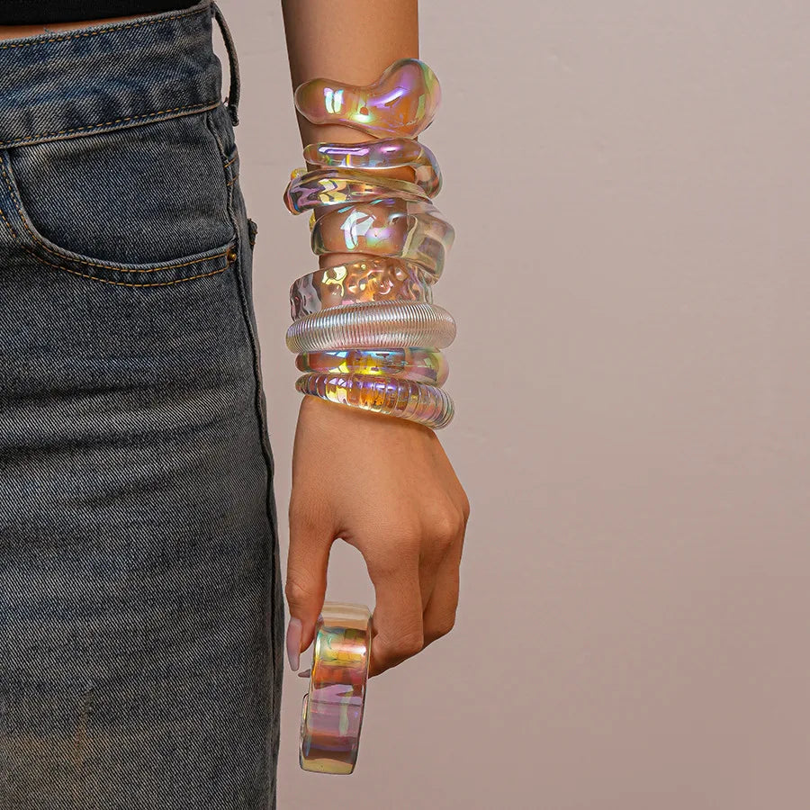 LUCENT Cuff Bracelets-bracelet-SAINT CHIC