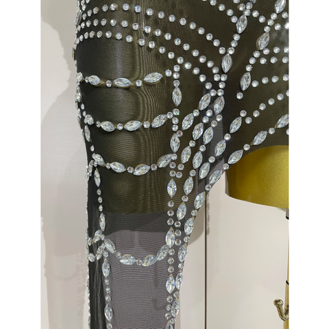 NIGHTFALL WEB Mini Dress