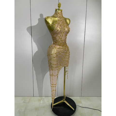 NIGHTFALL WEB Mini Dress