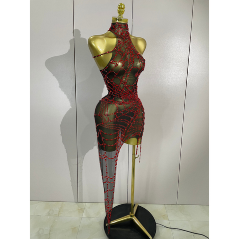 NIGHTFALL WEB Mini Dress