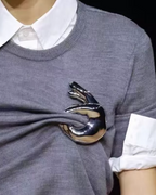 OK PINCH Brooch-brooch-SAINT CHIC