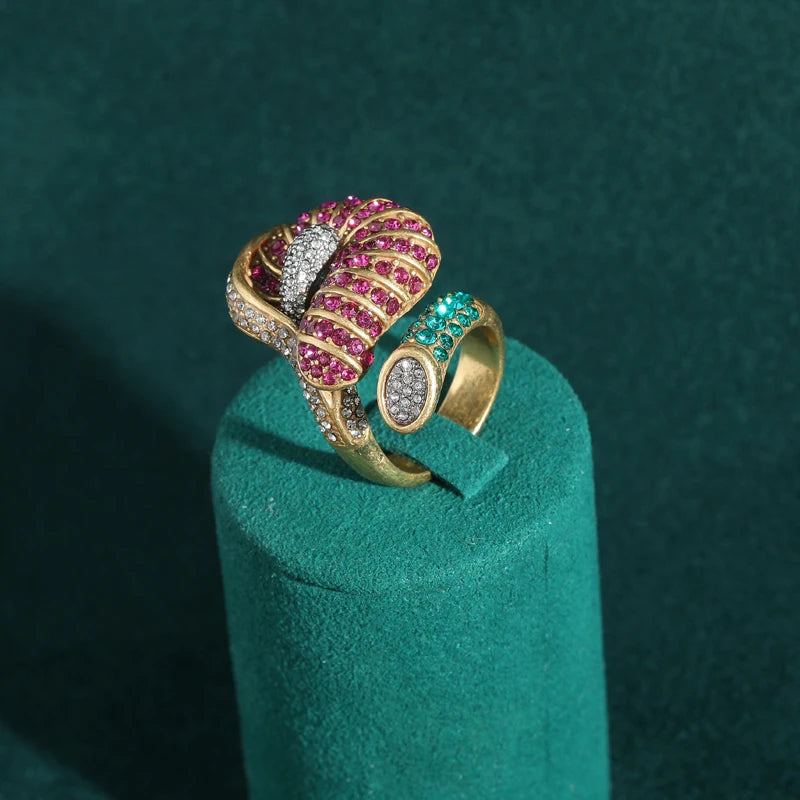 PARADISO Rhinestone Cocktail Ring-ring-SAINT CHIC
