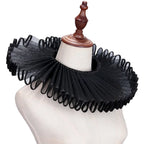 PLEAT DRAMA Mesh Ruffle Collar-Collar-SAINT CHIC