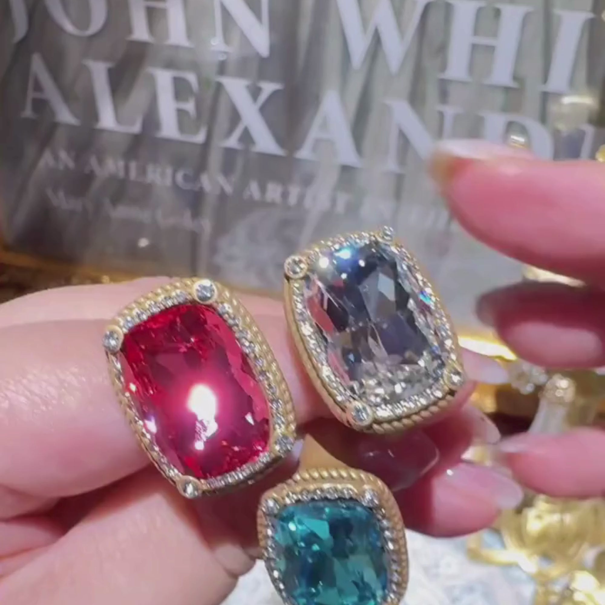 AZUR Crystal Cocktail Ring