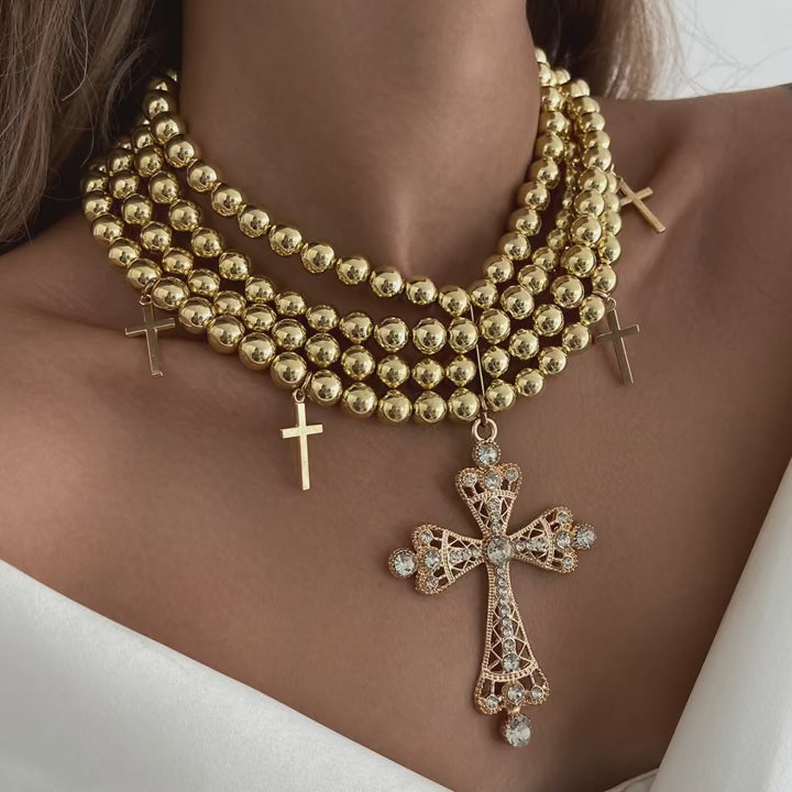 CATHEDRAL Layered Pendant Necklace