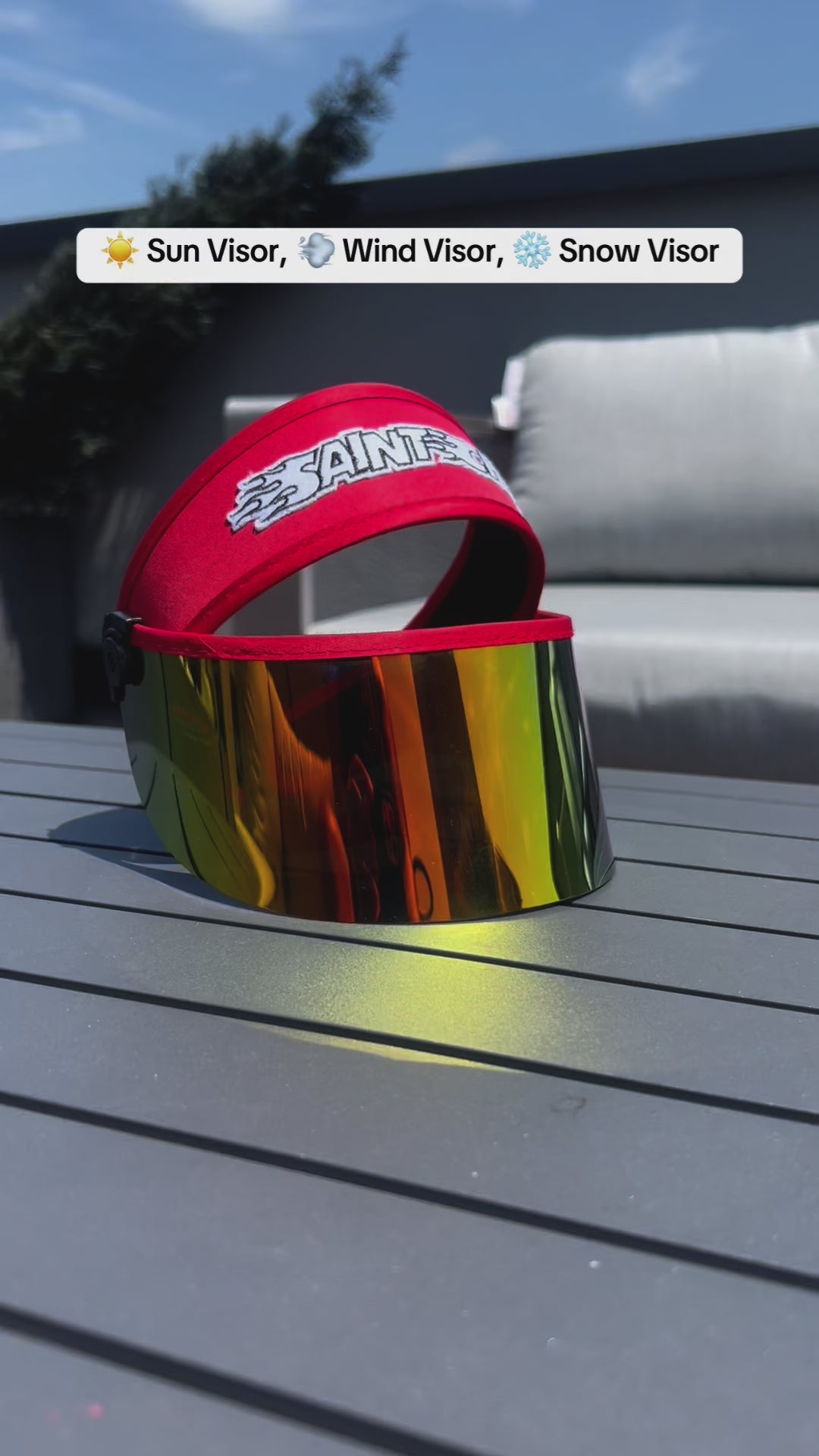 Red Flame Paparazzi Visor®