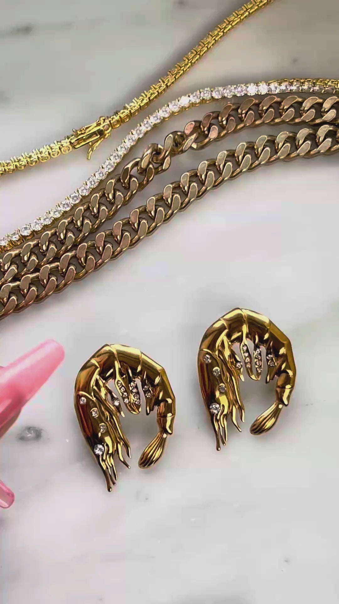 GILDA Prawn Earrings