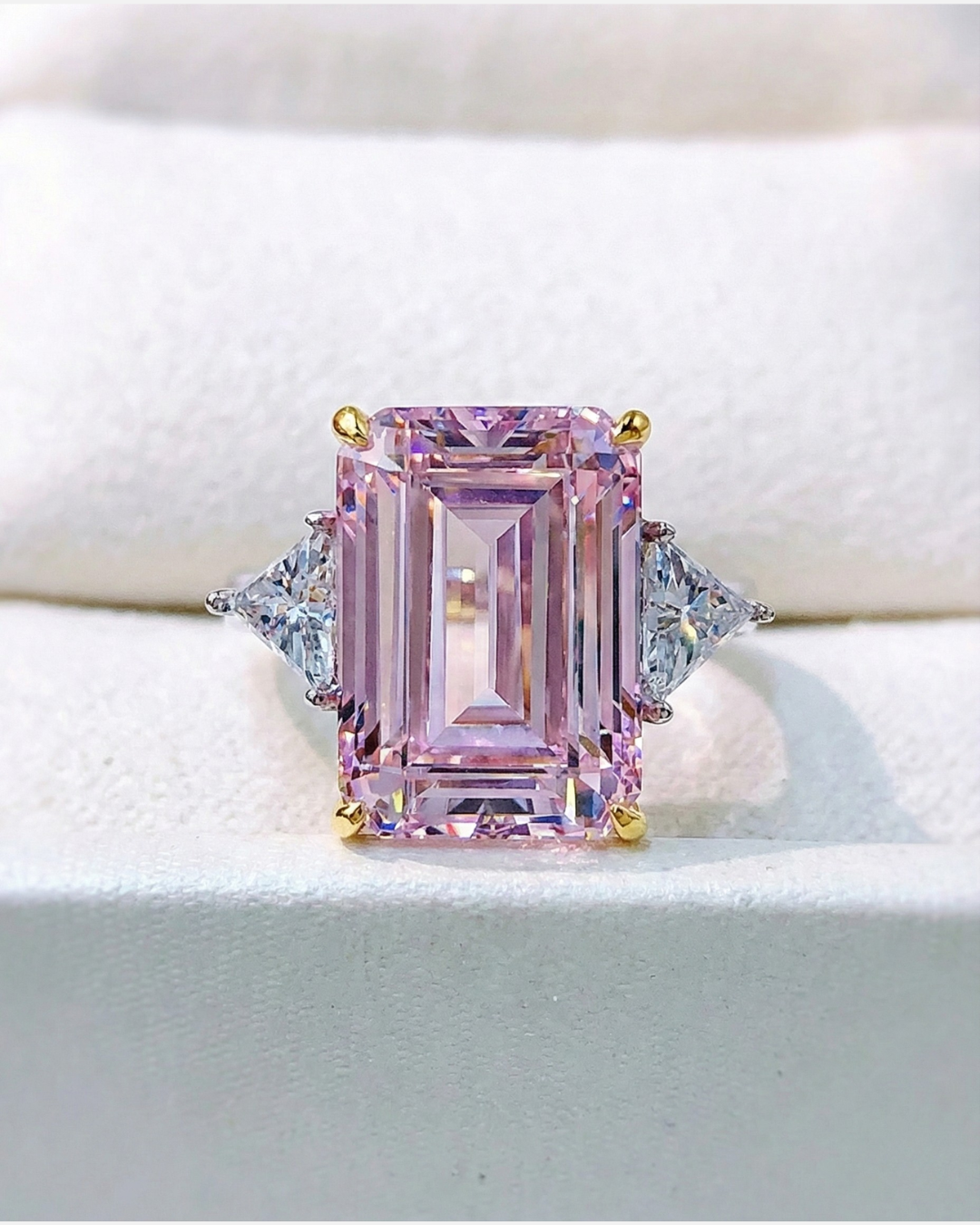 PRINCESS Emerald Cut Ring-ring-SAINT CHIC