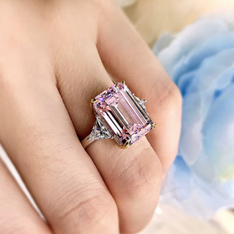 PRINCESS Emerald Cut Ring