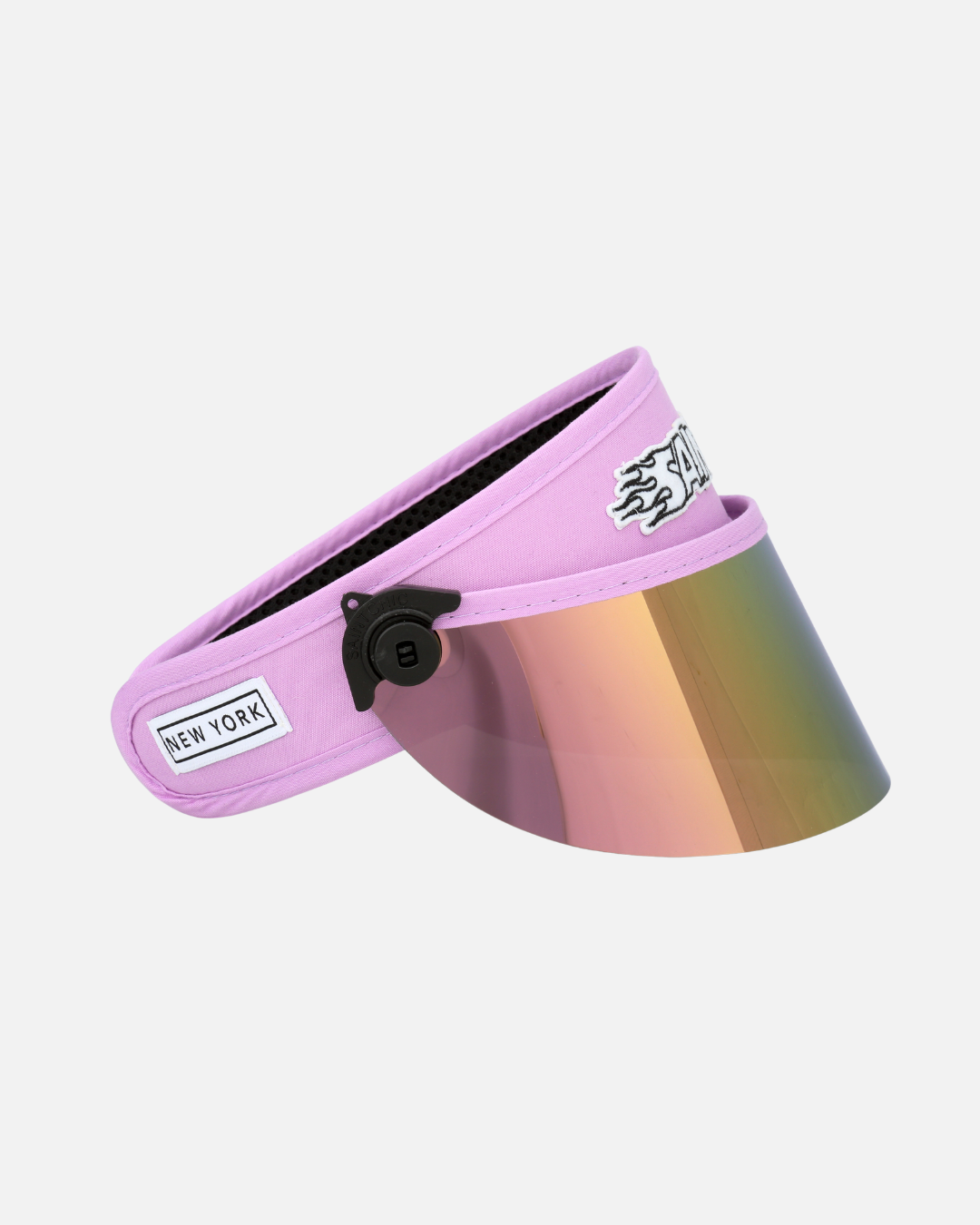 Purple Flame Paparazzi Visor™ 2.0-Hats-SAINT CHIC