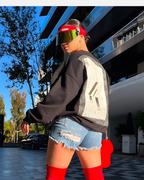 Red Flame Paparazzi Visor®-Hats-SAINT CHIC