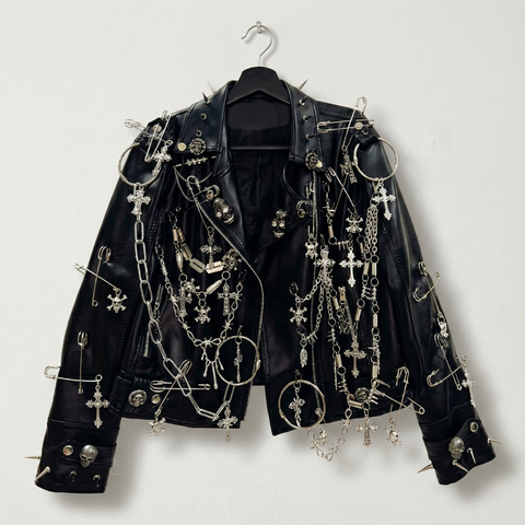 RELIC CROSS Chain Moto Jacket