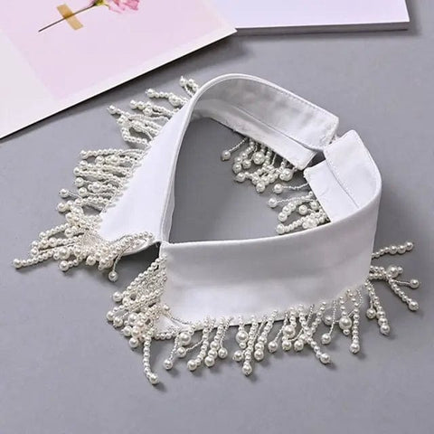 SAINT CHIC Collar White Pearl ALLI Collar