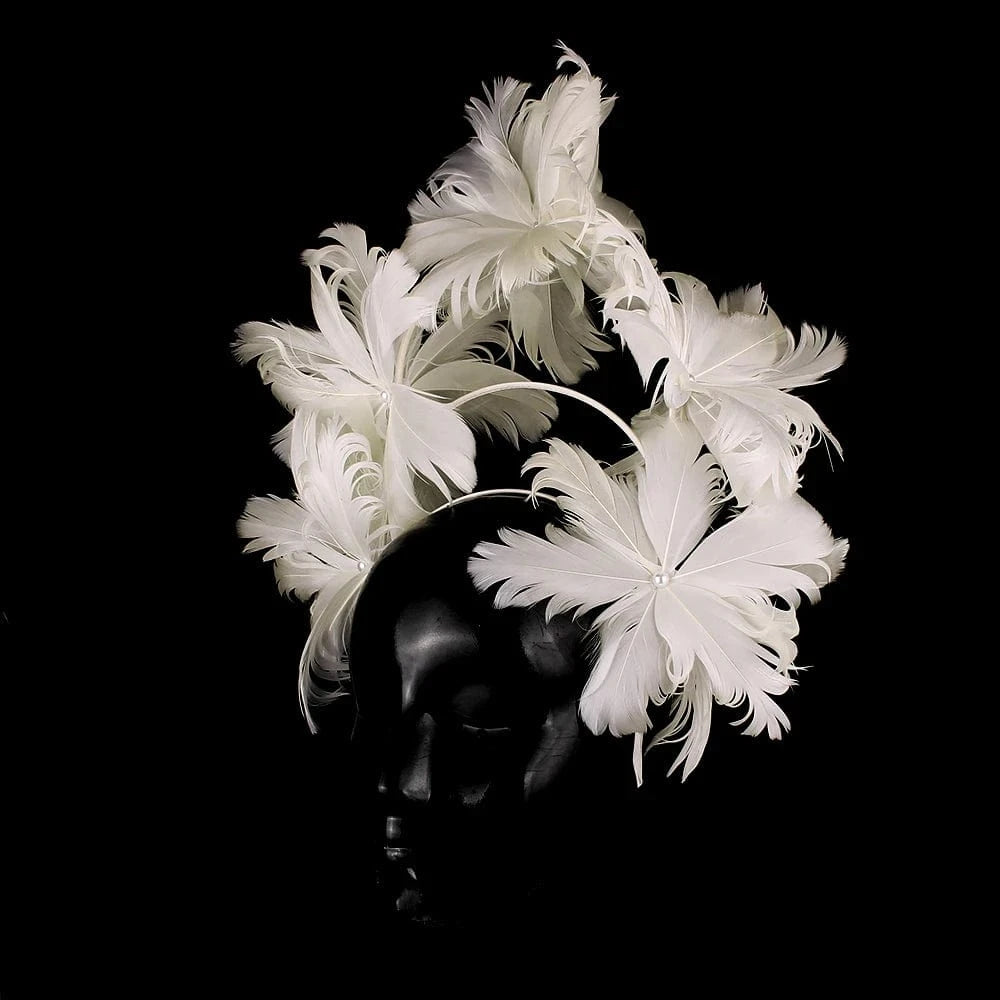 SAINT CHIC hair accessory Beige BOUQUET Headband