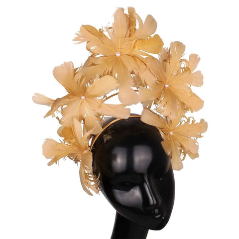 SAINT CHIC hair accessory Gold BOUQUET Headband