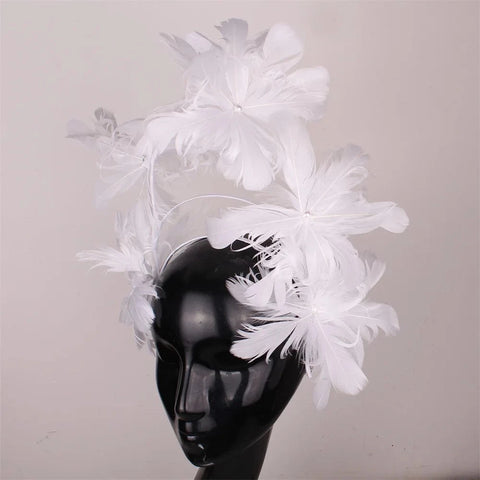 SAINT CHIC hair accessory White BOUQUET Headband