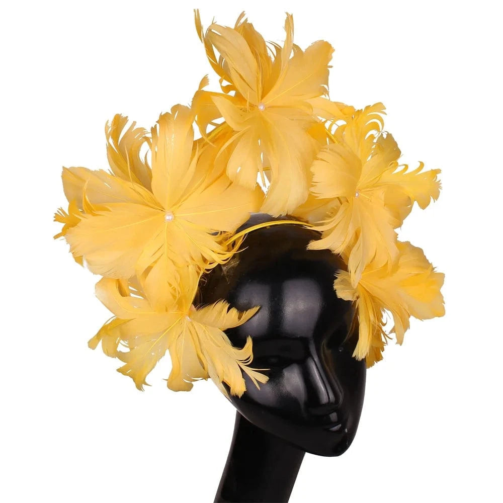 SAINT CHIC hair accessory Yellow BOUQUET Headband