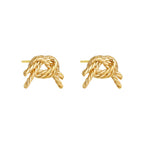 SCULPTURA Vintage Twist Earrings-Earrings-SAINT CHIC