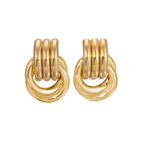 SCULPTURA Vintage Twist Earrings-Earrings-SAINT CHIC