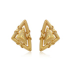 SCULPTURA Vintage Twist Earrings-Earrings-SAINT CHIC