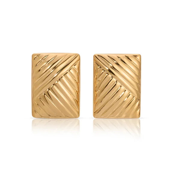 SCULPTURA Vintage Twist Earrings-Earrings-SAINT CHIC