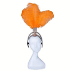SHOWGIRL Ostrich Feather Headdress-Hair Accessory-SAINT CHIC