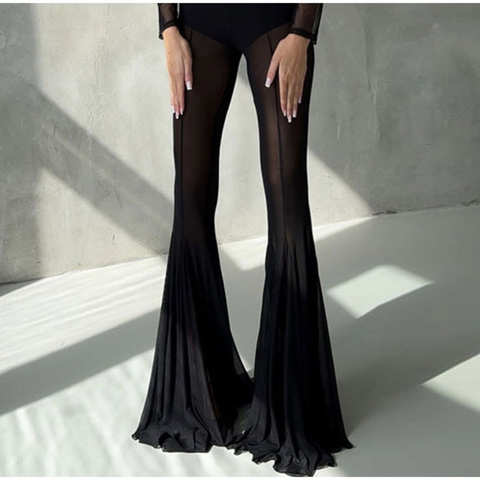 SIREN Sheer Flare Pants