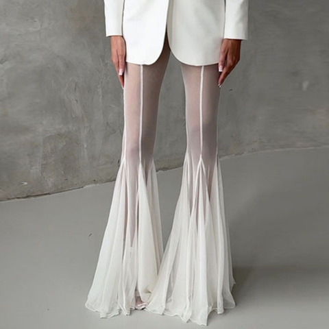SIREN Sheer Flare Pants