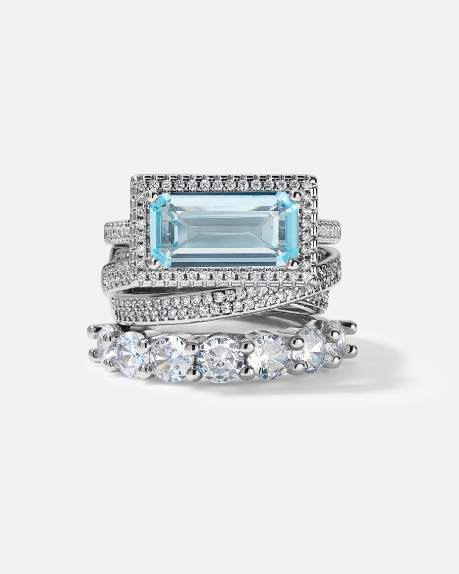 SOCIALITE STACK™ Cocktail Rings Secondary image