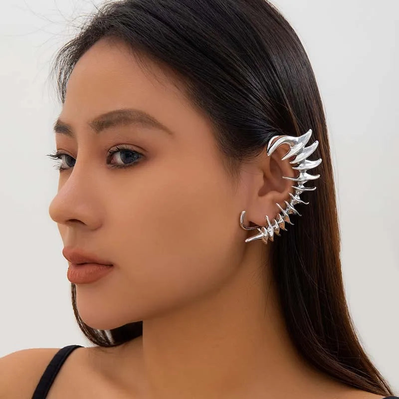 SPIRE Ear Cuff-earring-SAINT CHIC