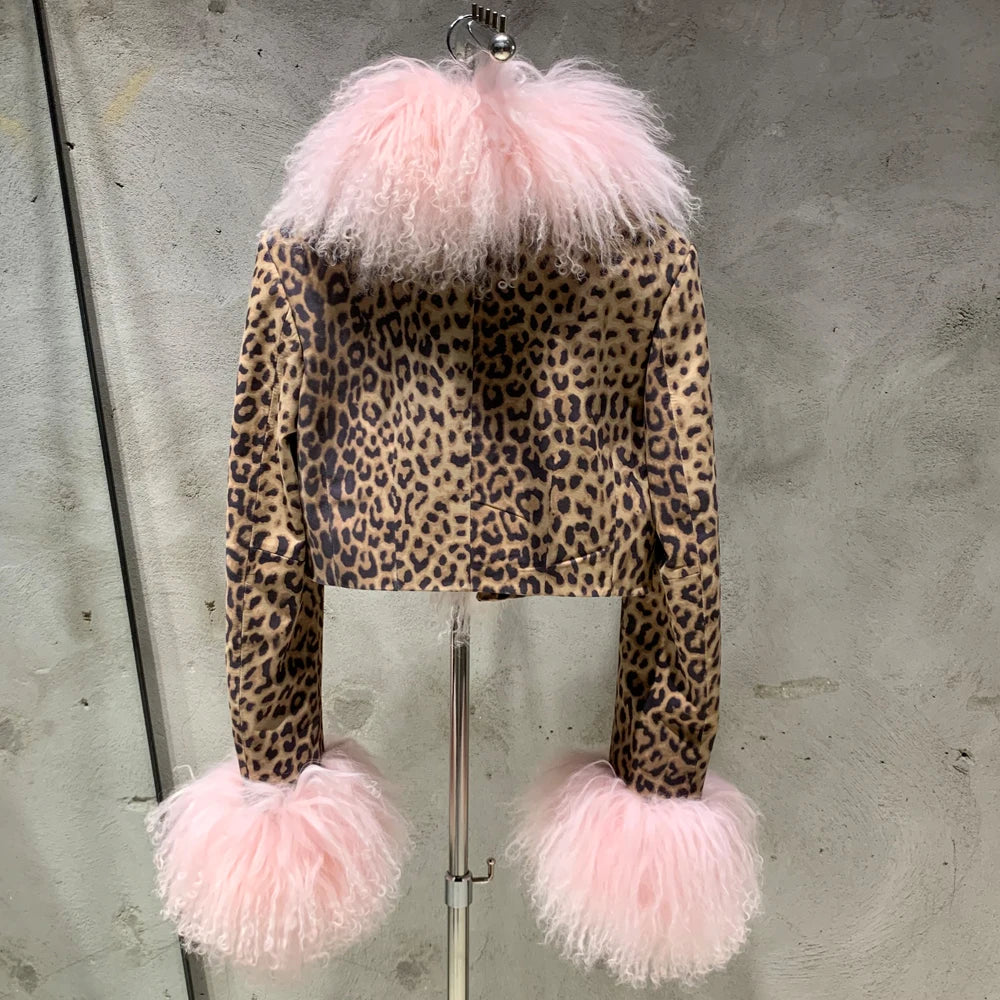 STEPPE Fur Leather Jacket Secondary image