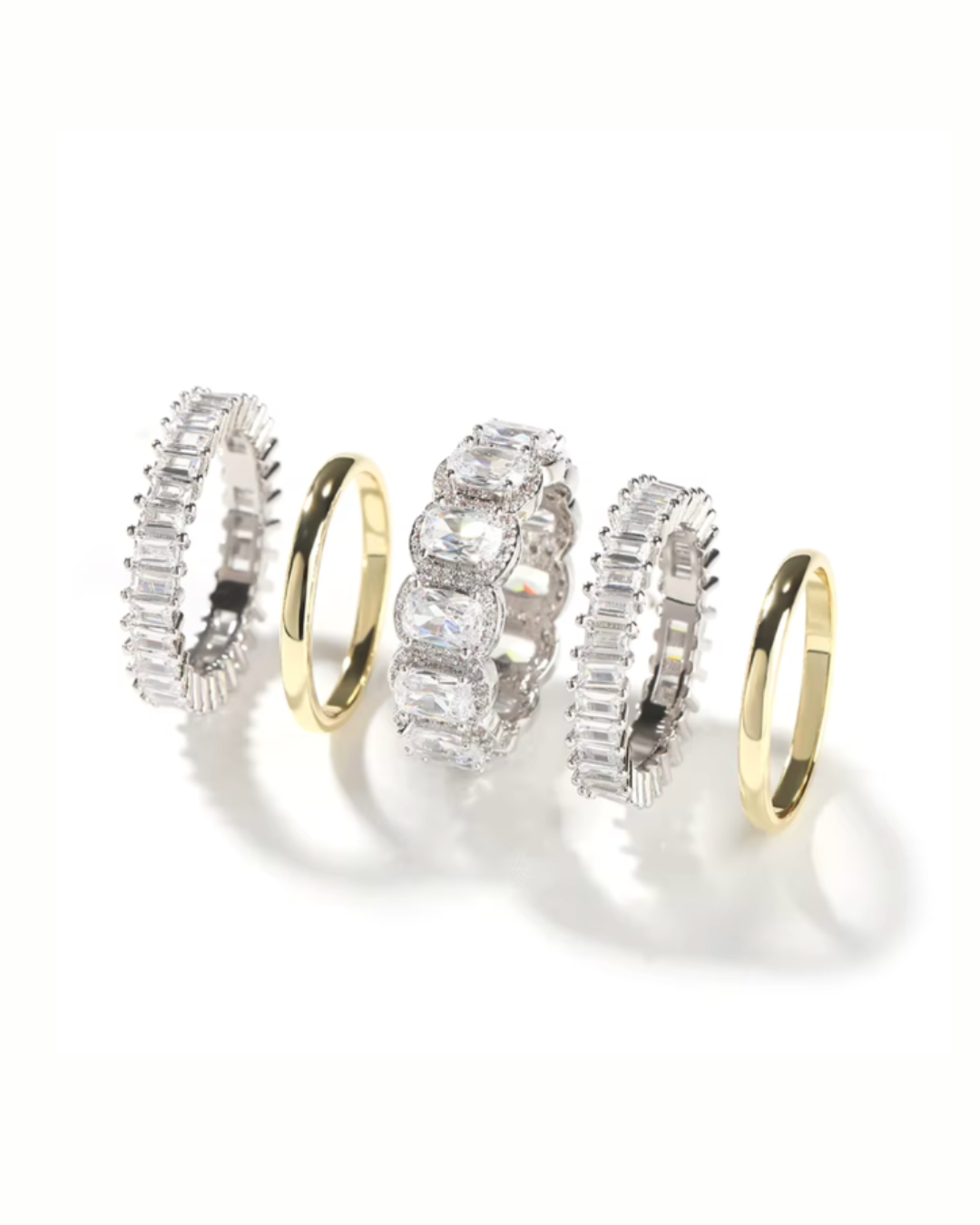 THE HEIRESS Stack Ring Set Secondary image