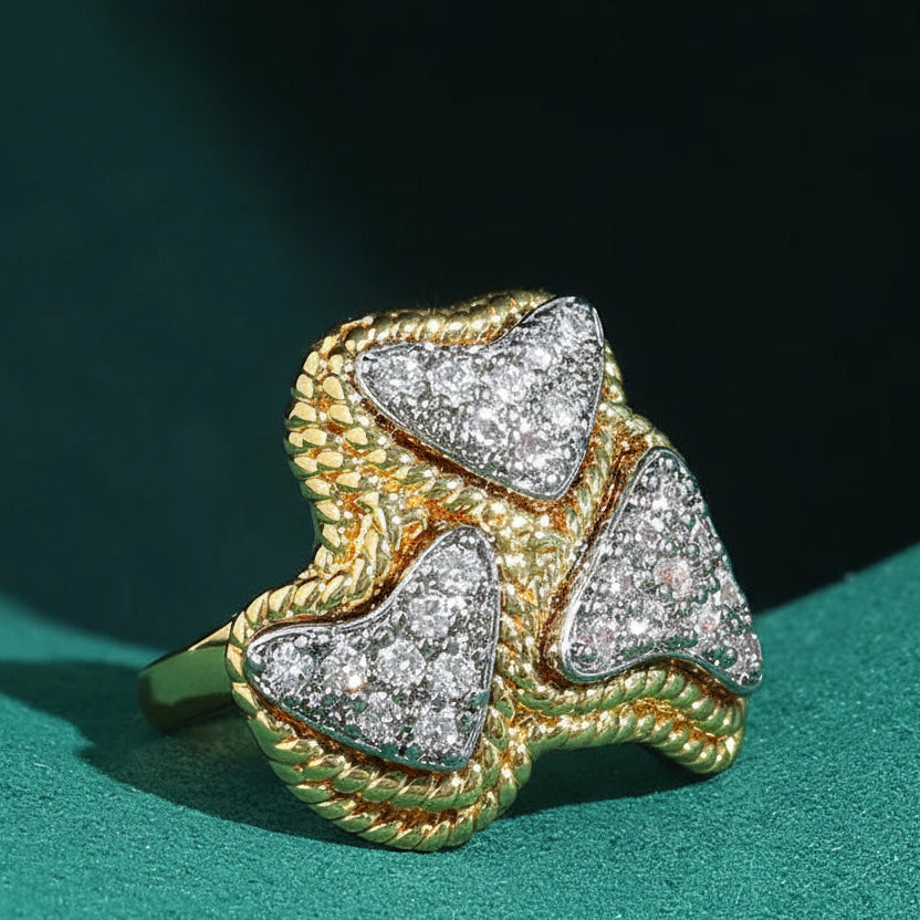 TRICOEUR Cocktail Ring Secondary image