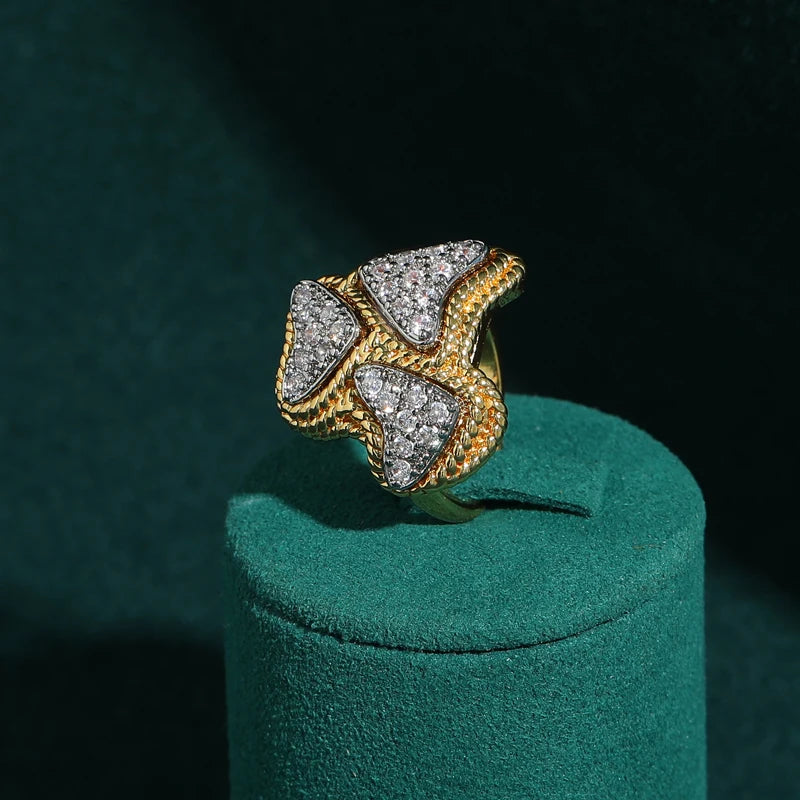 TRICOEUR Cocktail Ring-ring-SAINT CHIC